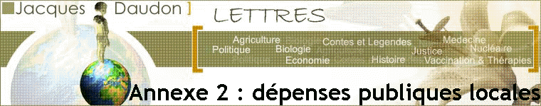 Annexe 2 : dépenses publiques locales