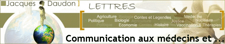 Communication aux médecins et ...