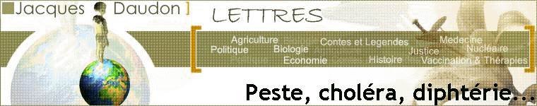 Peste, choléra, diphtérie...